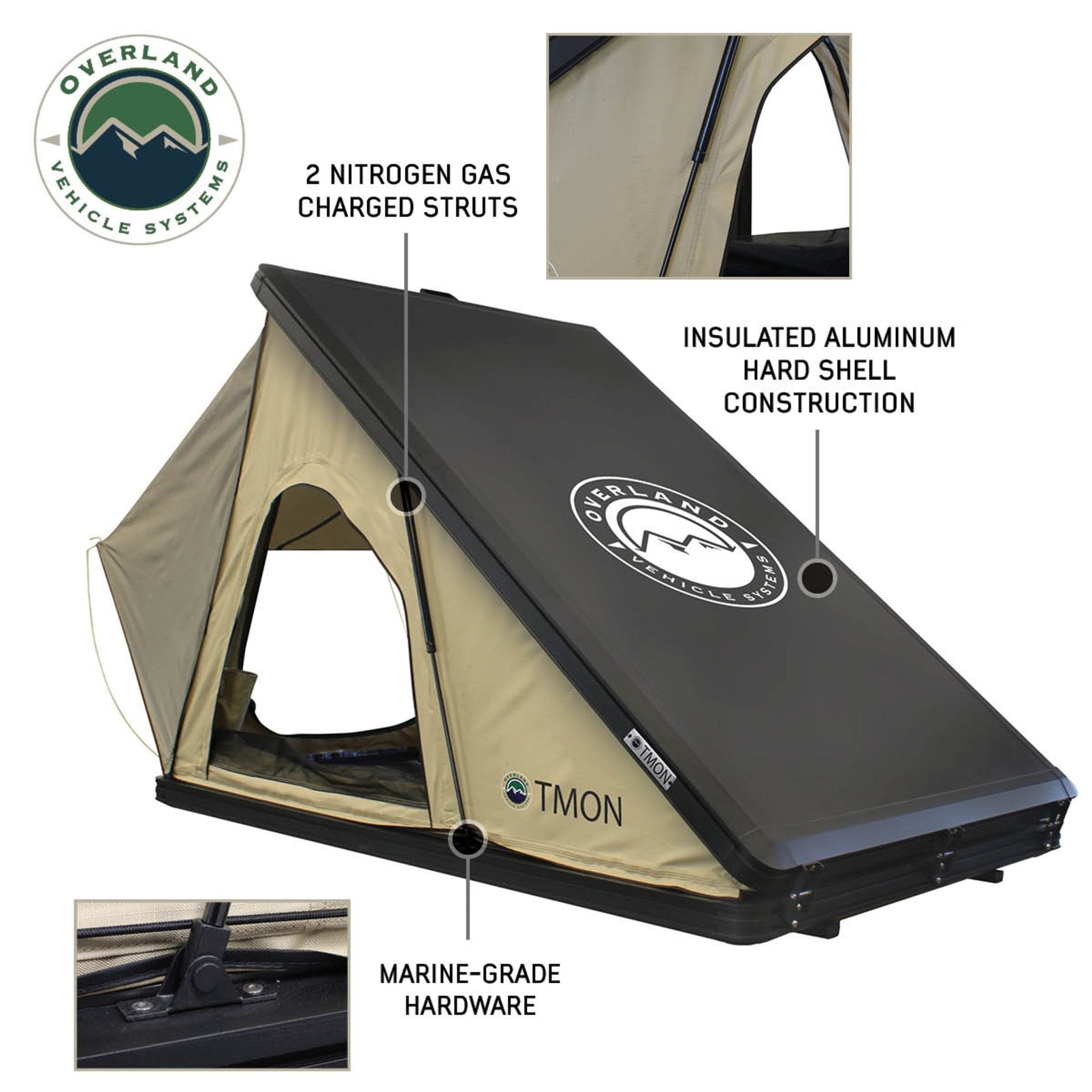OVS Tmon Aluminum Rooftop Tent - Spirit of 1876