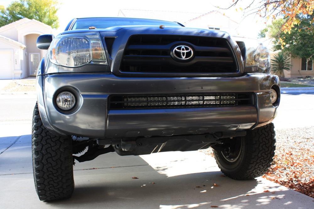 32" Lower Bumper Hidden LED Light Bar Brackets Kit For 2005 - 2015 Toyota Tacoma - Spirit of 1876Dealers of Cali Raised LED