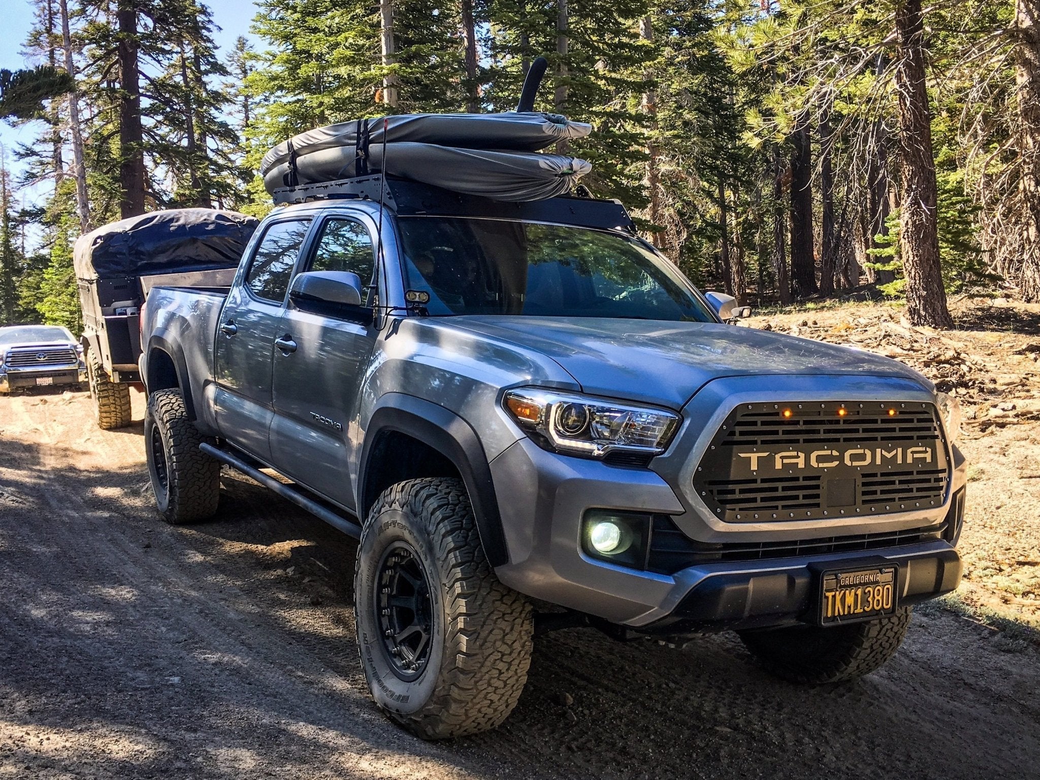 Trail Edition Rock Sliders For 2005 - 2023 Toyota Tacoma - Spirit of 1876Dealers of Cali Raised LED
