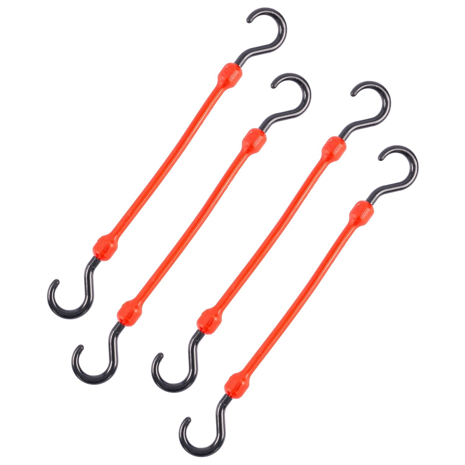 12" Heavy Duty Poly Bungee Cord 4 Pack