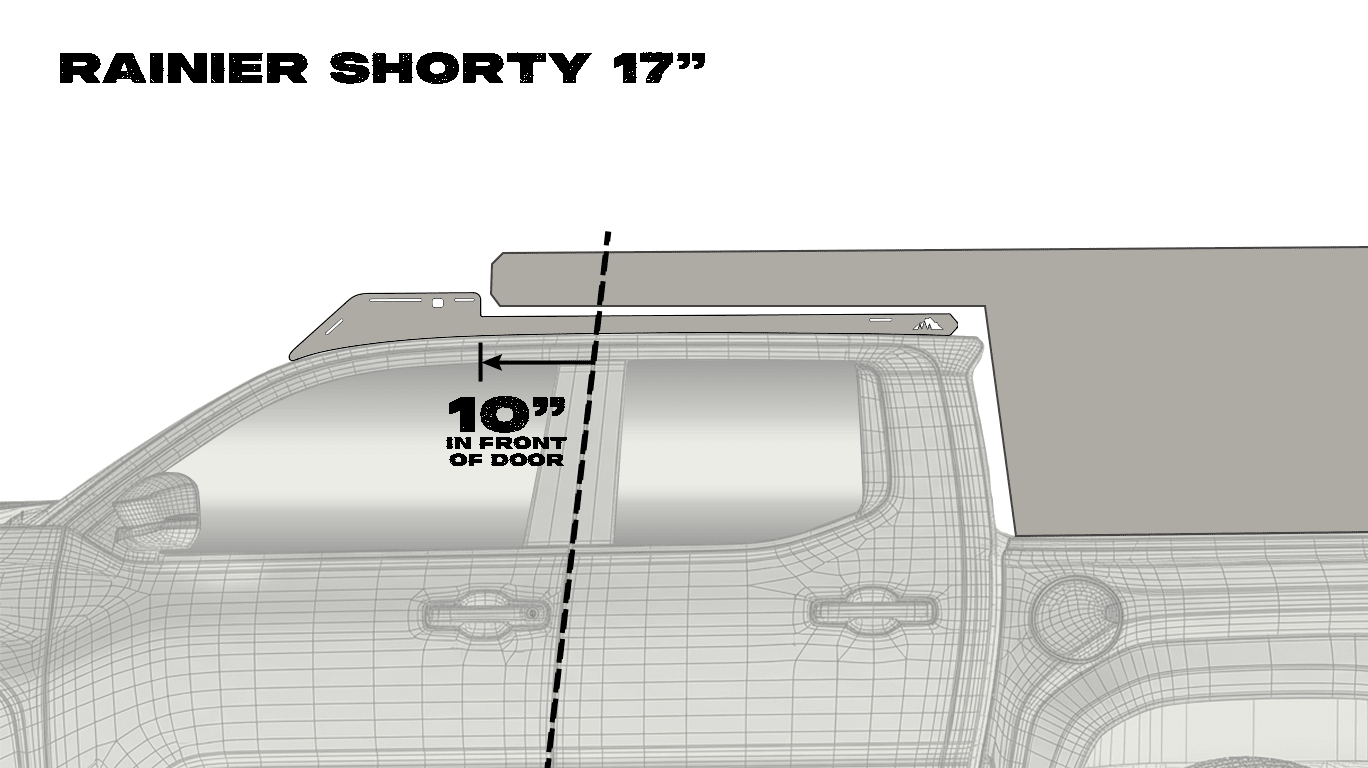 The Rainier Shorty (2024+ Tacoma Camper Roof Rack) - Spirit of 1876Sherpa Equipment Company