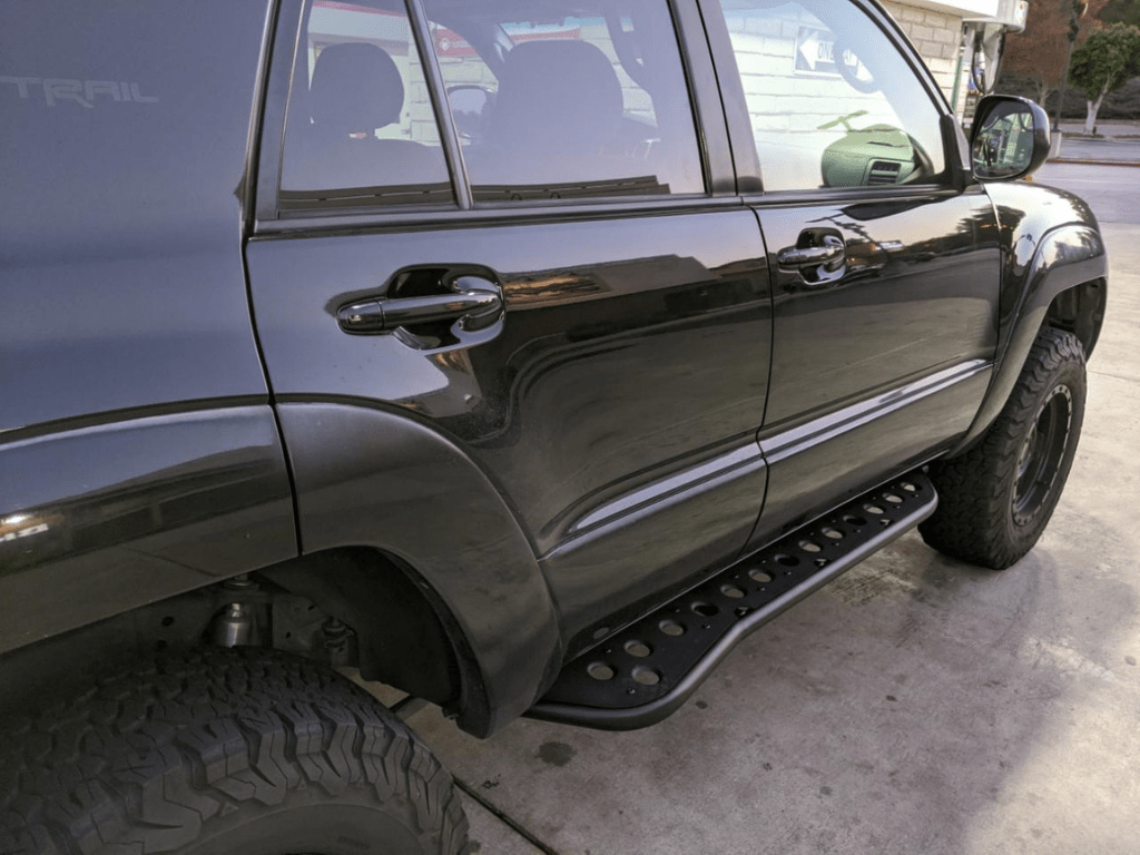 Step Edition Bolt On Rock Sliders For 2003 - 2009 Toyota 4Runner - Spirit of 1876Dealers of Cali Raised LED