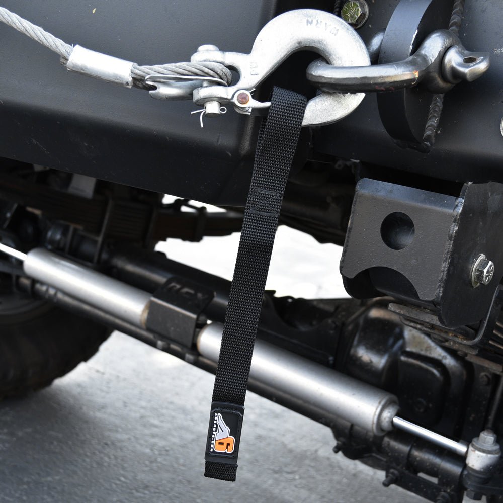 A6™ WINCH HOOK Pull Strap - 1 inch wide - Spirit of 1876