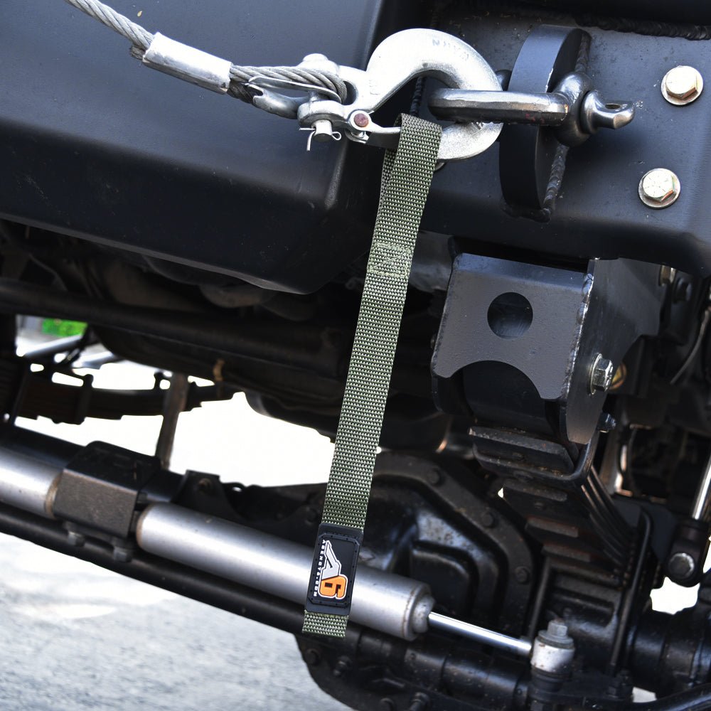 A6™ WINCH HOOK Pull Strap - 1 inch wide - Spirit of 1876