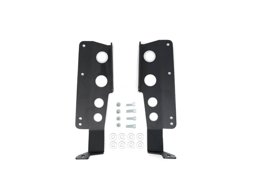 42" Hidden Grille Curved LED Light Bar Mounting Brackets For 2014 - 2021 Toyota Tundra - Spirit of 1876 Cali Raised LED