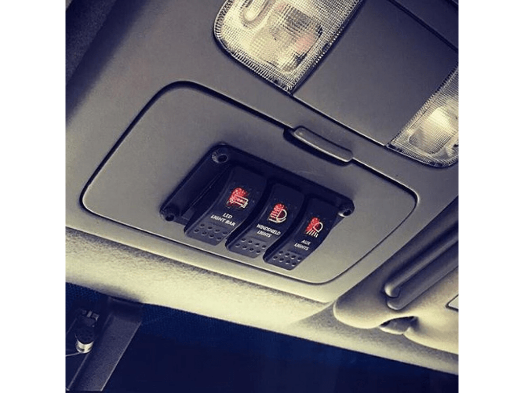 Rocker Switch Panel (3) For 2016 - 2023 Toyota Tacoma - Spirit of 1876Dealers of Cali Raised LED