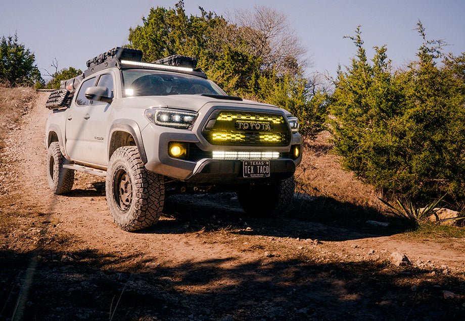 32" Upper Grille LED Light Bar Brackets Kit For 2016 - 2023 Toyota Tacoma - Spirit of 1876Dealers of Cali Raised LED