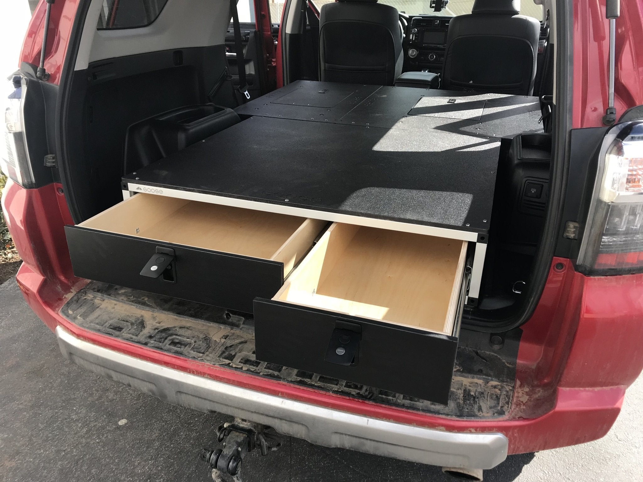 Stealth Sleep and Storage Package with Fitted Top Plate for Toyota 4Runner 2010 - 2024 5th Gen. - Spirit of 1876 - Goose Gear