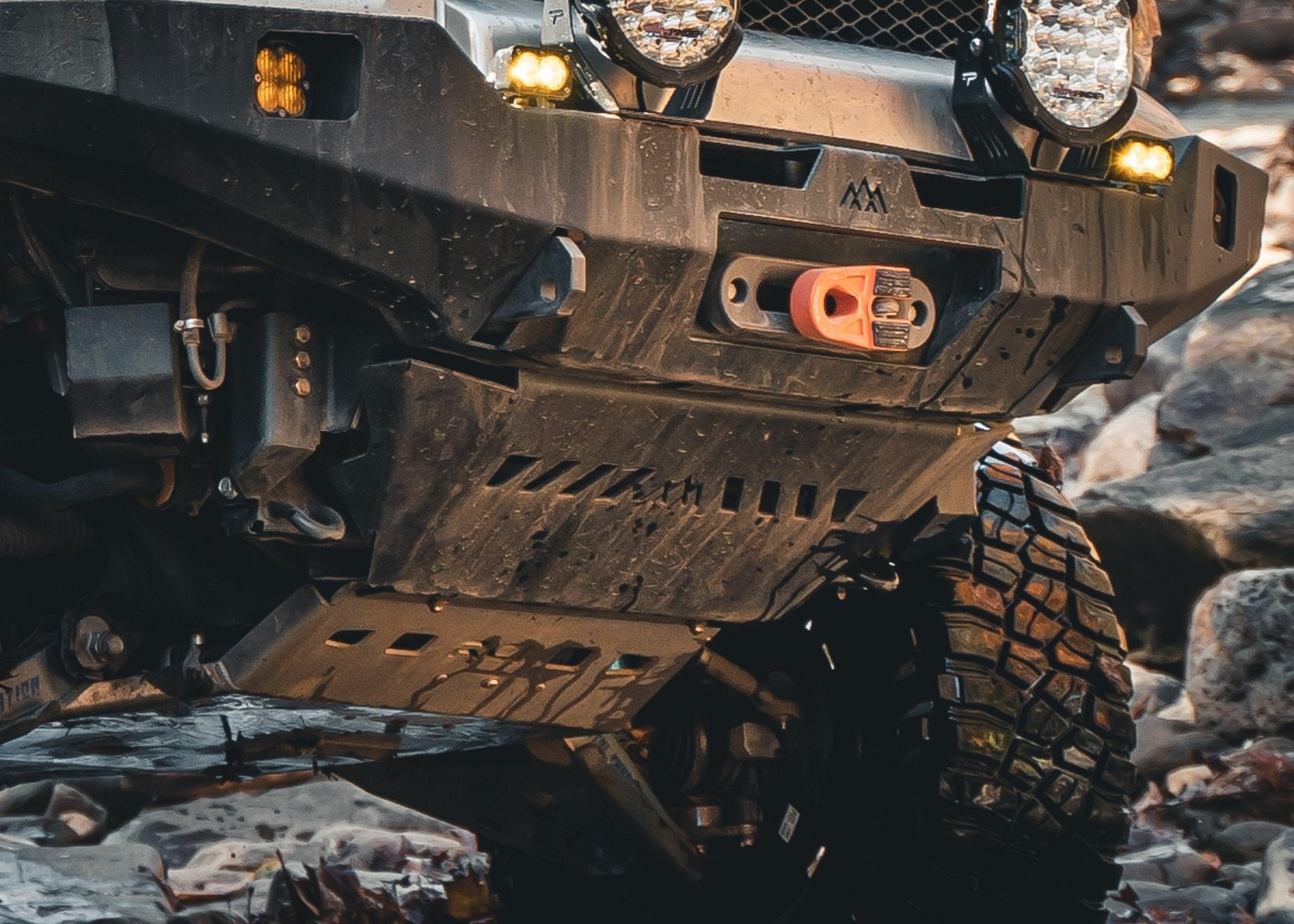 Toyota 4Runner 5th Gen (2010 - 2024) Aluminum Connector Skid Plate - Spirit of 1876Backwoods Adventure Mods