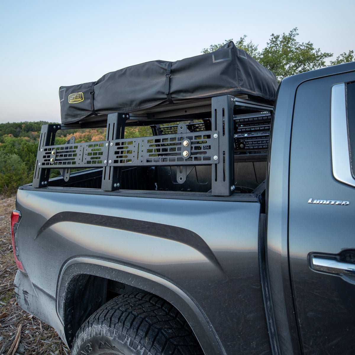 Overland Bed Rack Fits 2022+ TOYOTA TUNDRA - Spirit of 1876Dealers of Cali Raised LED