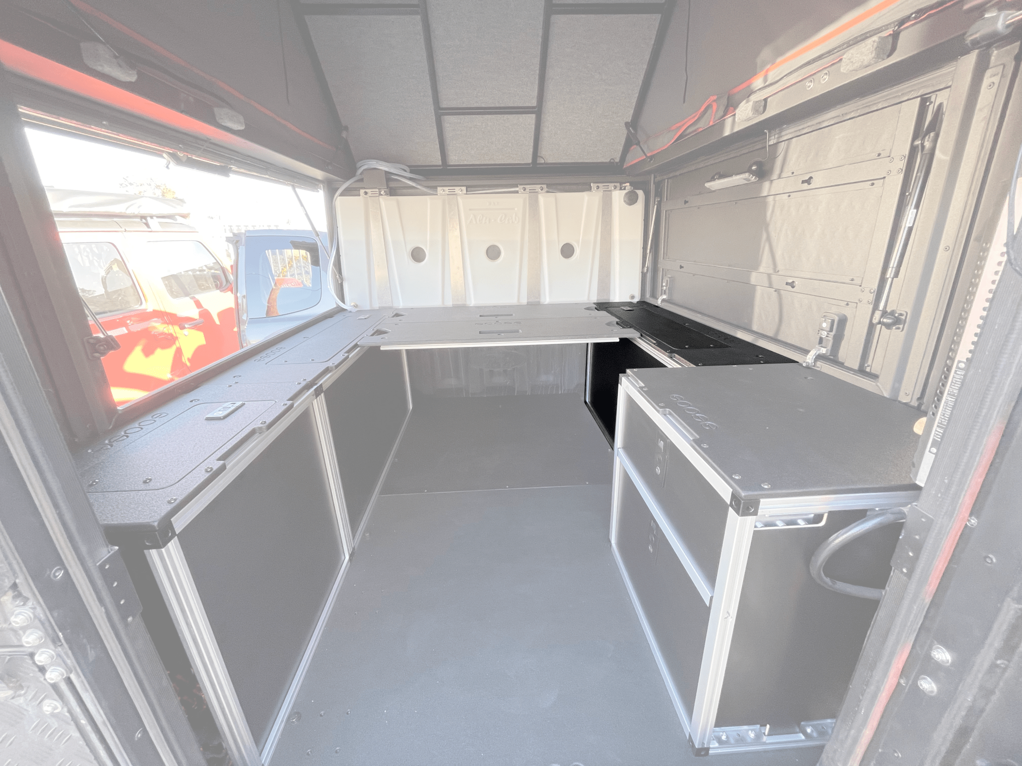 Alu - Cab Canopy Camper V2 - Ford Ranger 2019 - 2023 4th Gen. - Front Utility Module - 6' Bed - Spirit of 1876 - Goose Gear
