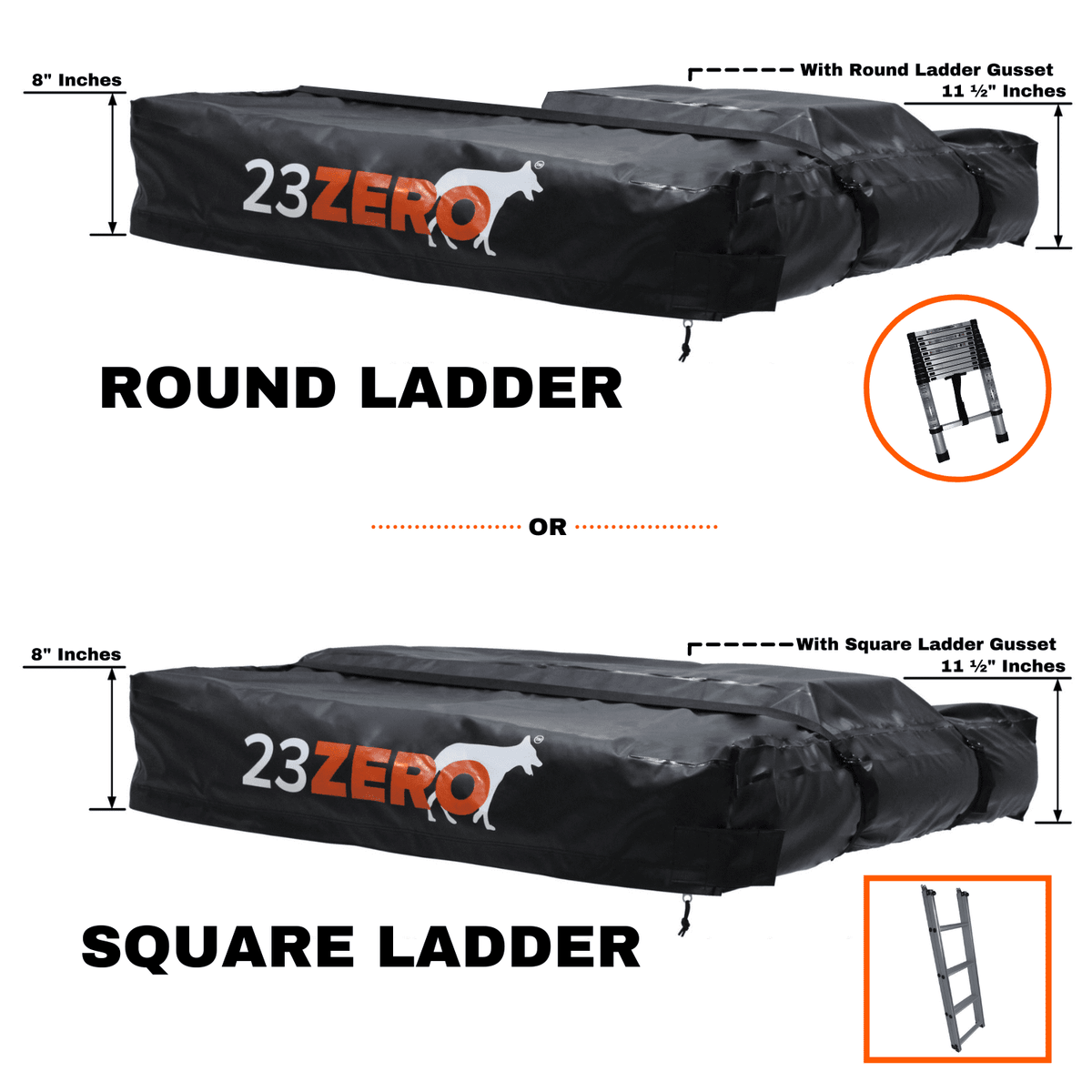Transit Cover 62 Black Round Ladder 1.0 to 2.0