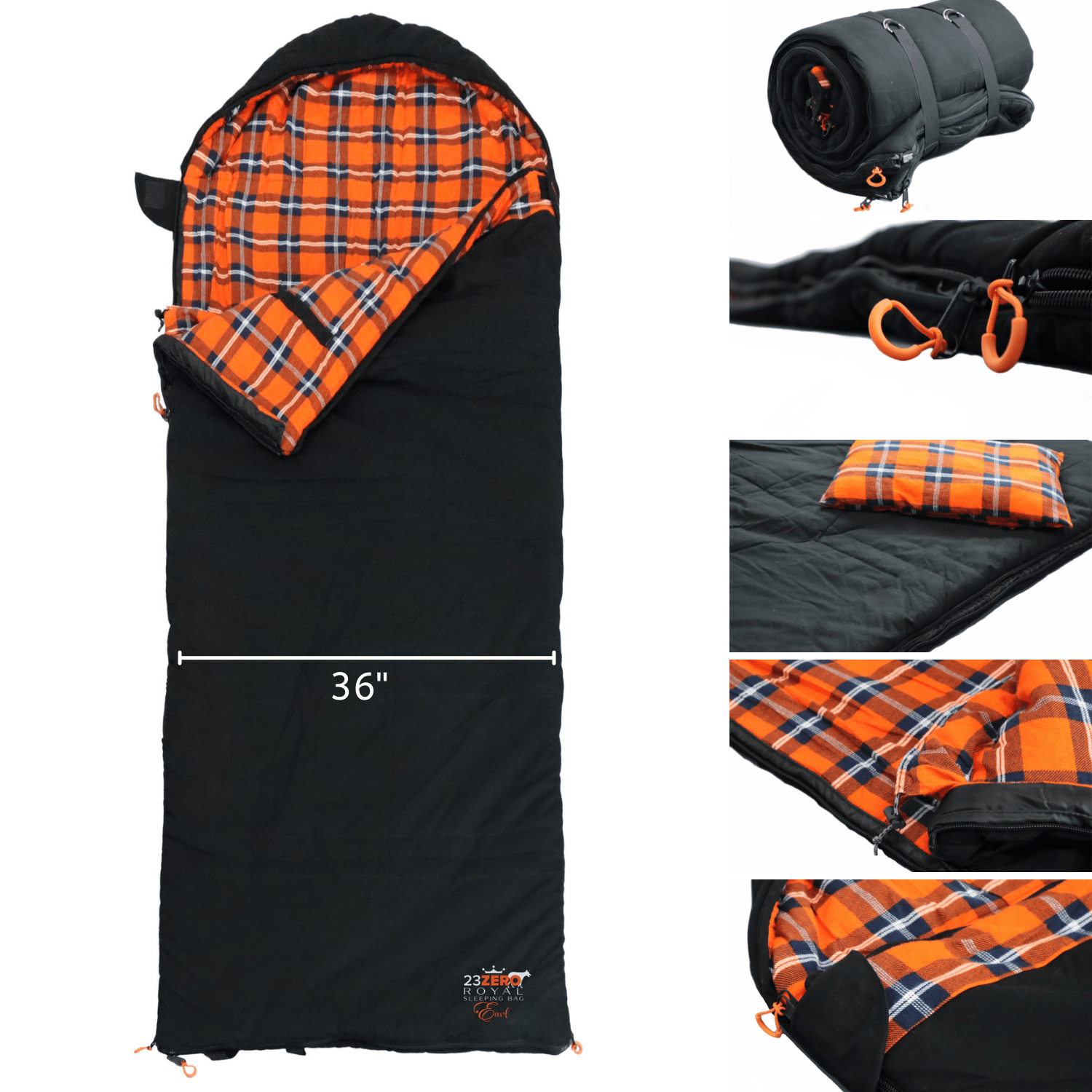 23Zero Royal Sleeping Bag Earl 36" - Spirit of 187623ZERO