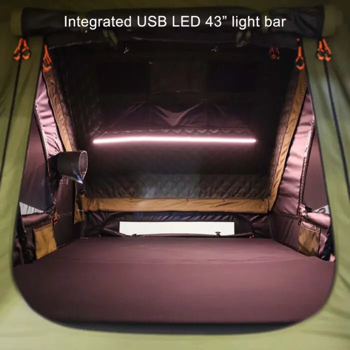 23Zero Armadillo Horizon 2: Premium Hardshell Rooftop Tent for All - Season Adventure (Left Open Only) - Spirit of 187623ZERO