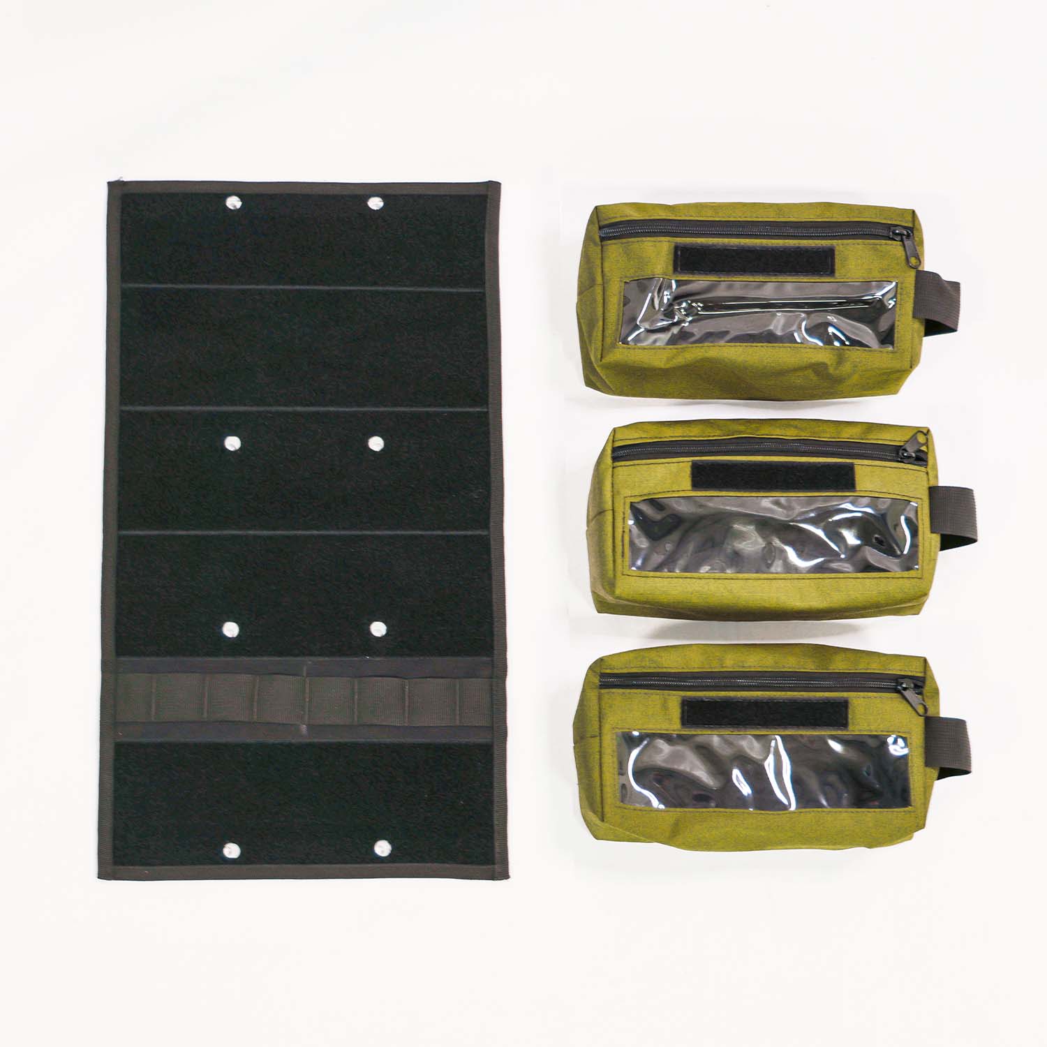 23Zero Up - Cycled 90L Organizing Kit Panel + Three Pouches (Fits 90L Lid) - Spirit of 187623ZERO