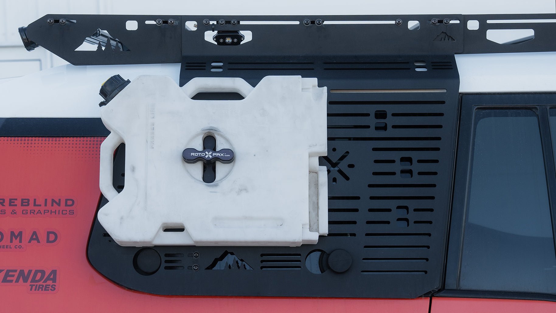 Window Panel Rotopax Isolators - Spirit of 1876Sherpa Equipment Company