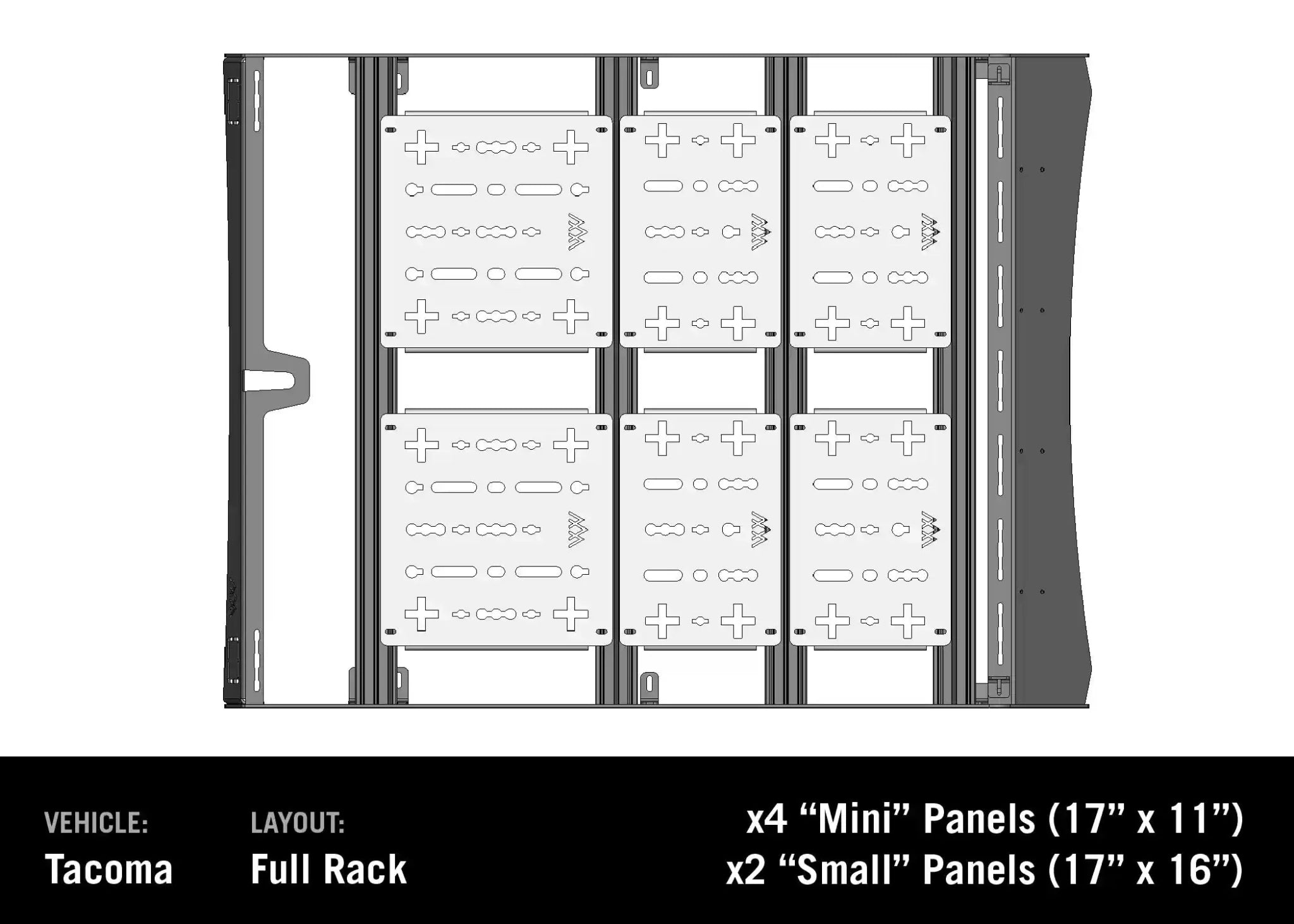 DRIFTR Toyota Tacoma Roof Rack (2005 - 2023) - Spirit of 1876 - Backwoods Adventure Mods