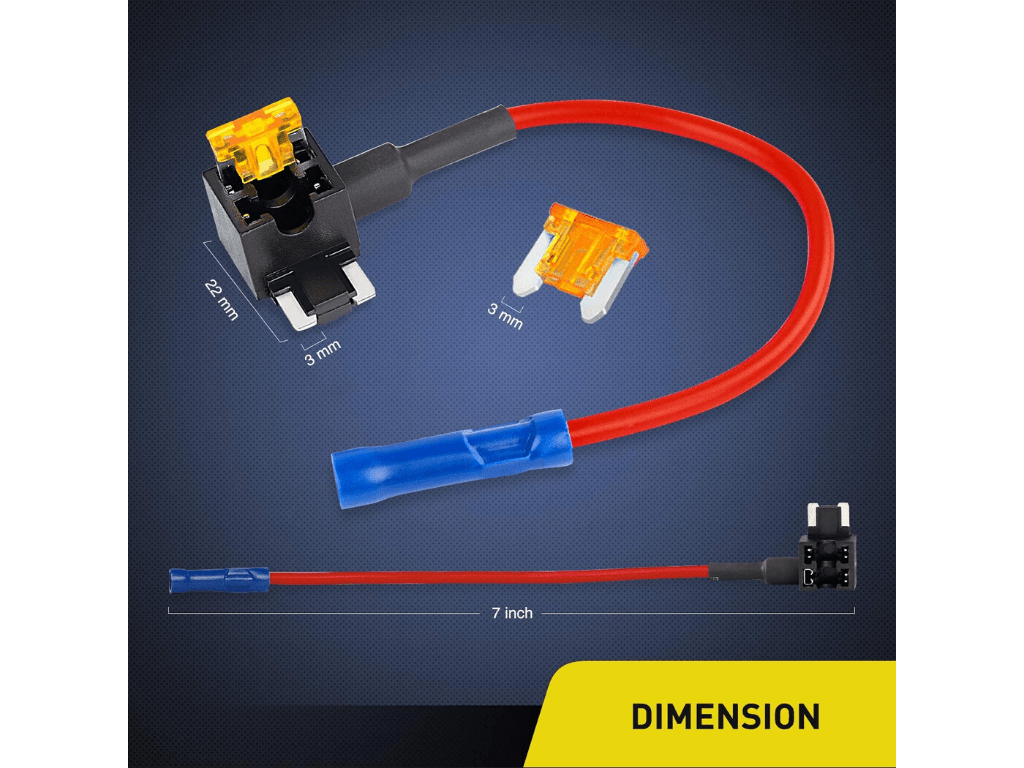 12V Add A Fuse Kit W/5Amp Lo Profile Mini Blade Fuse - Spirit of 1876Dealers of Cali Raised LED