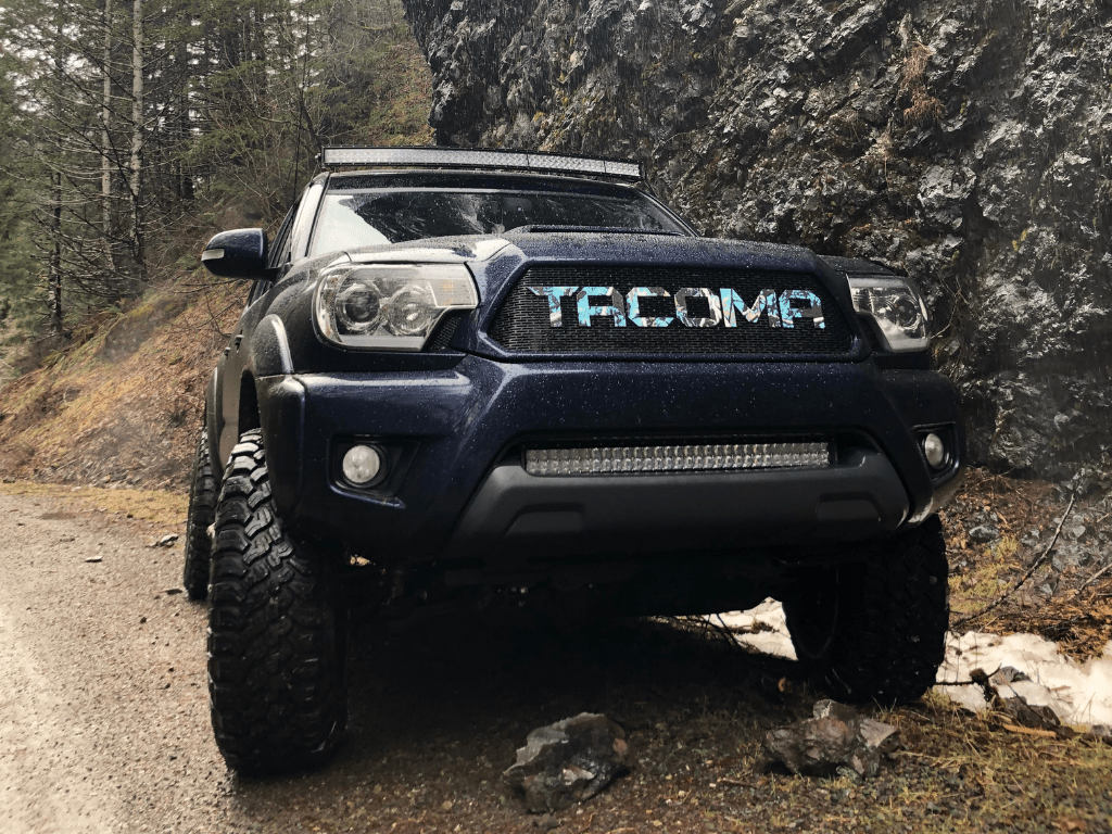 32" Lower Bumper Flush LED Light Bar Brackets Kit For 2005 - 2015 Toyota Tacoma - Spirit of 1876Dealers of Cali Raised LED