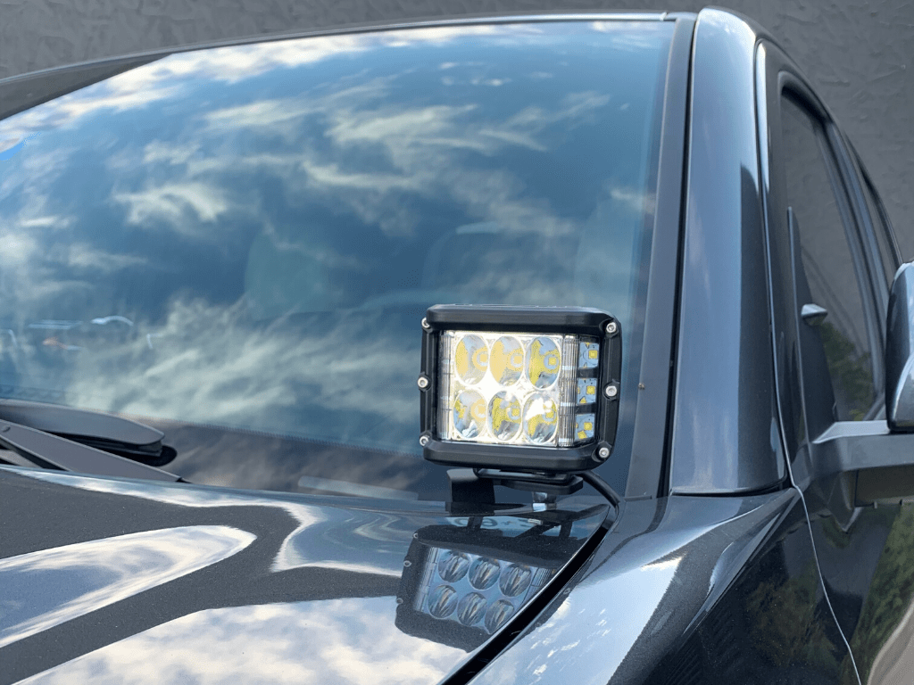 Low Profile Ditch Light Brackets Kit For 2016 - 2023 Toyota Tacoma - Spirit of 1876Dealers of Cali Raised LED