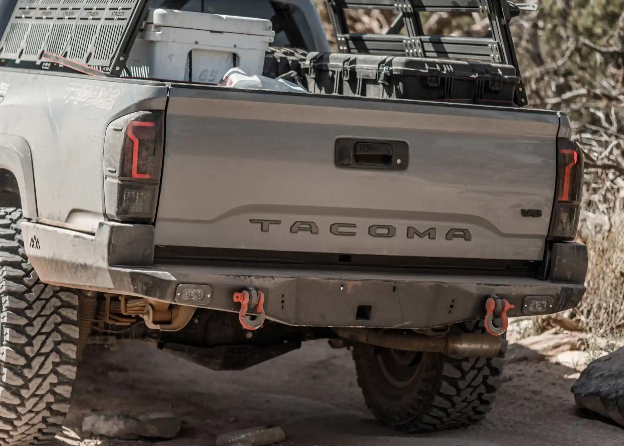 Hi - Lite Overland Toyota Tacoma Rear Bumper 3rd Gen (2016 - 2023) - Spirit of 1876 - Backwoods Adventure Mods