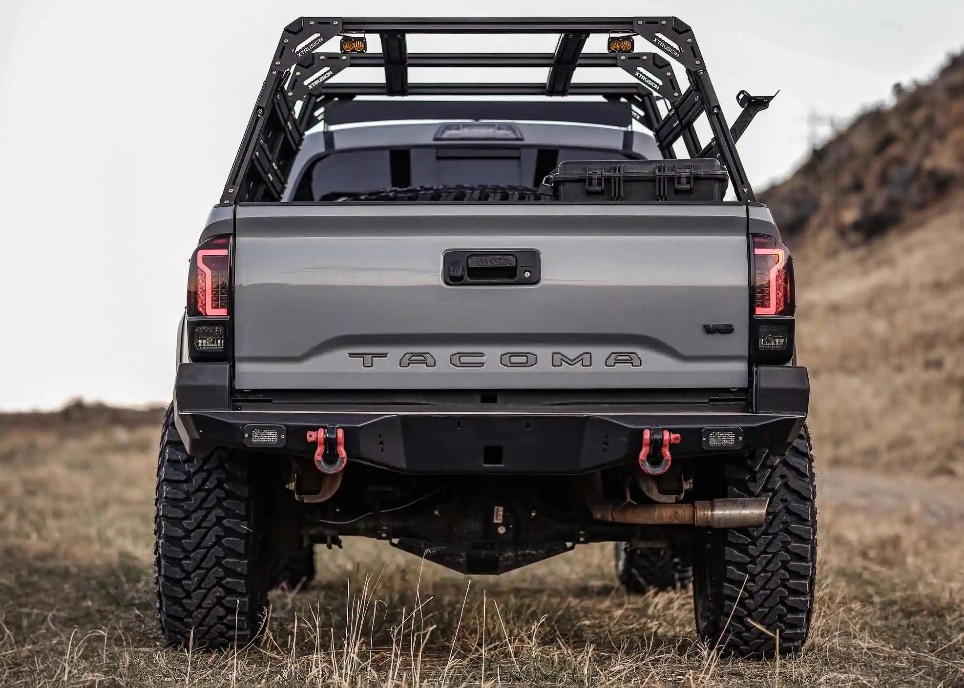Hi - Lite Overland Toyota Tacoma Rear Bumper 3rd Gen (2016 - 2023) - Spirit of 1876 - Backwoods Adventure Mods