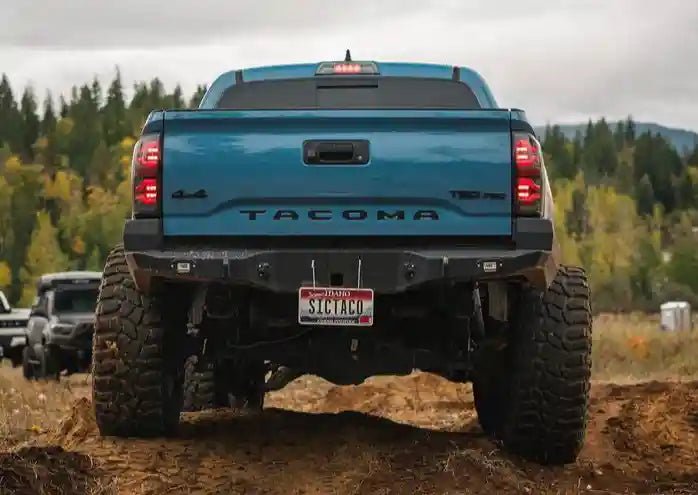 Hi - Lite Overland Toyota Tacoma Rear Bumper 3rd Gen (2016 - 2023) - Spirit of 1876 - Backwoods Adventure Mods