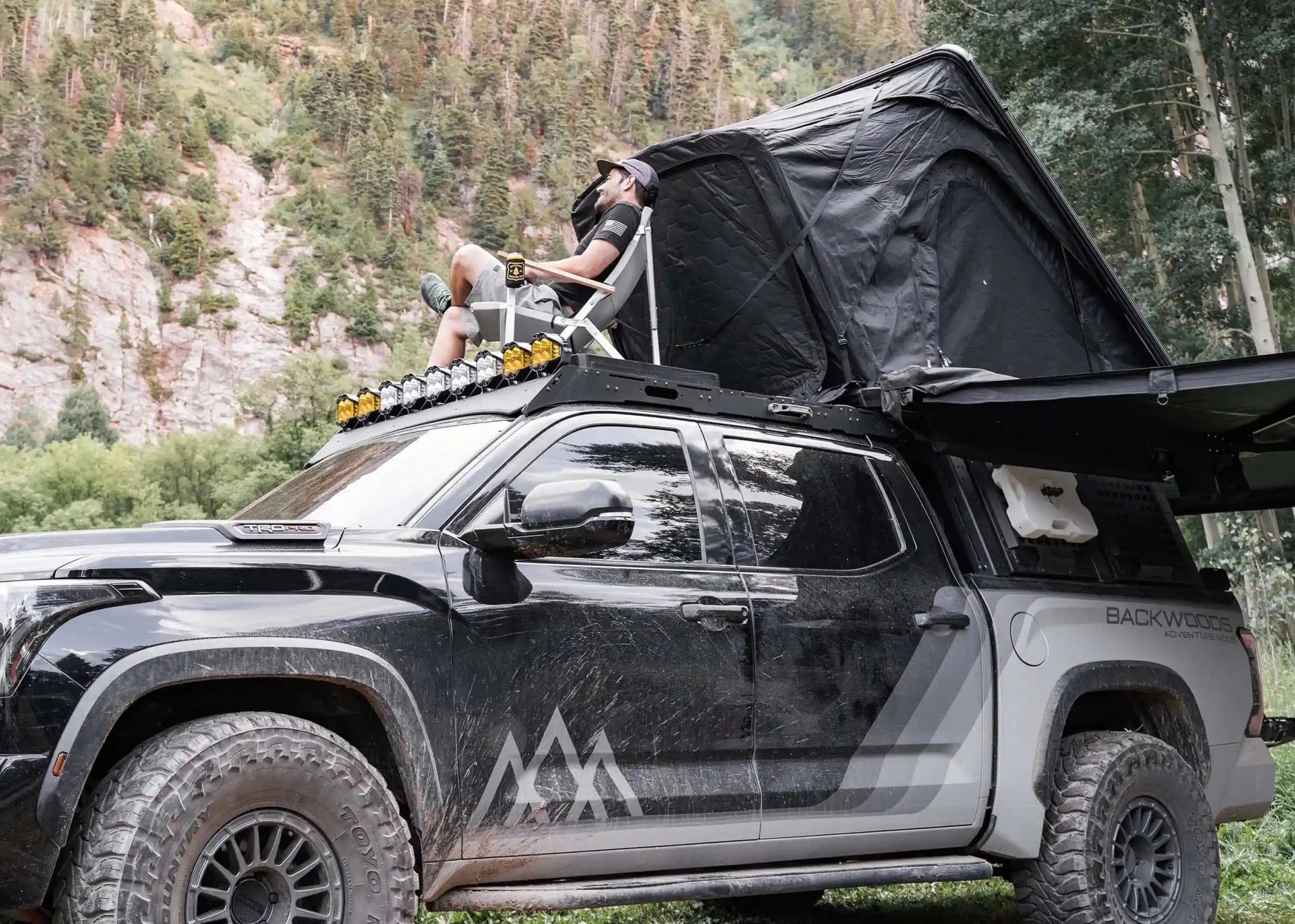 DRIFTR Toyota Tundra Roof Rack (2022 - 2026) - Spirit of 1876 - Backwoods Adventure Mods