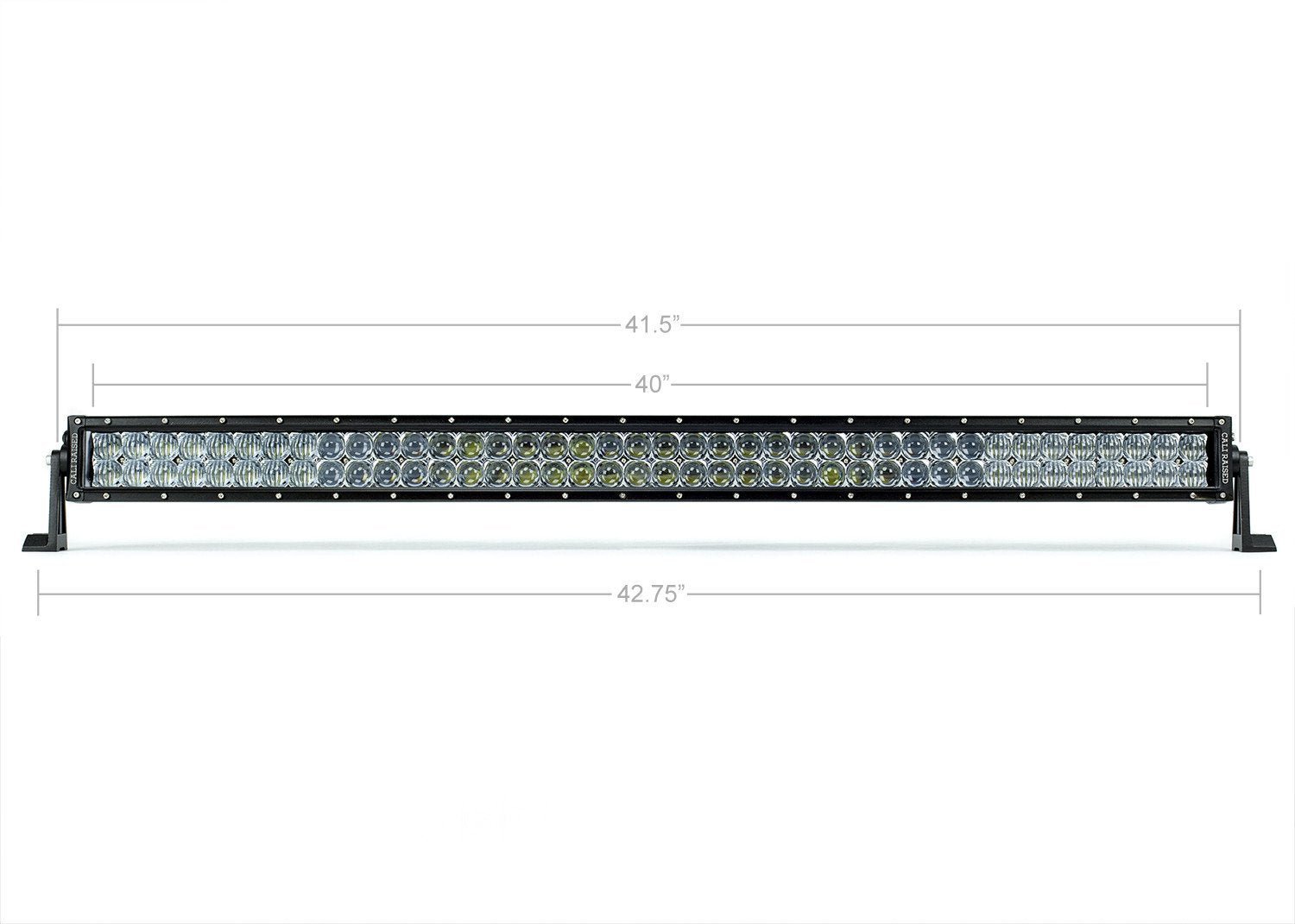42" Hidden Grille Curved LED Light Bar Mounting Brackets For 2014 - 2021 Toyota Tundra - Spirit of 1876 Cali Raised LED