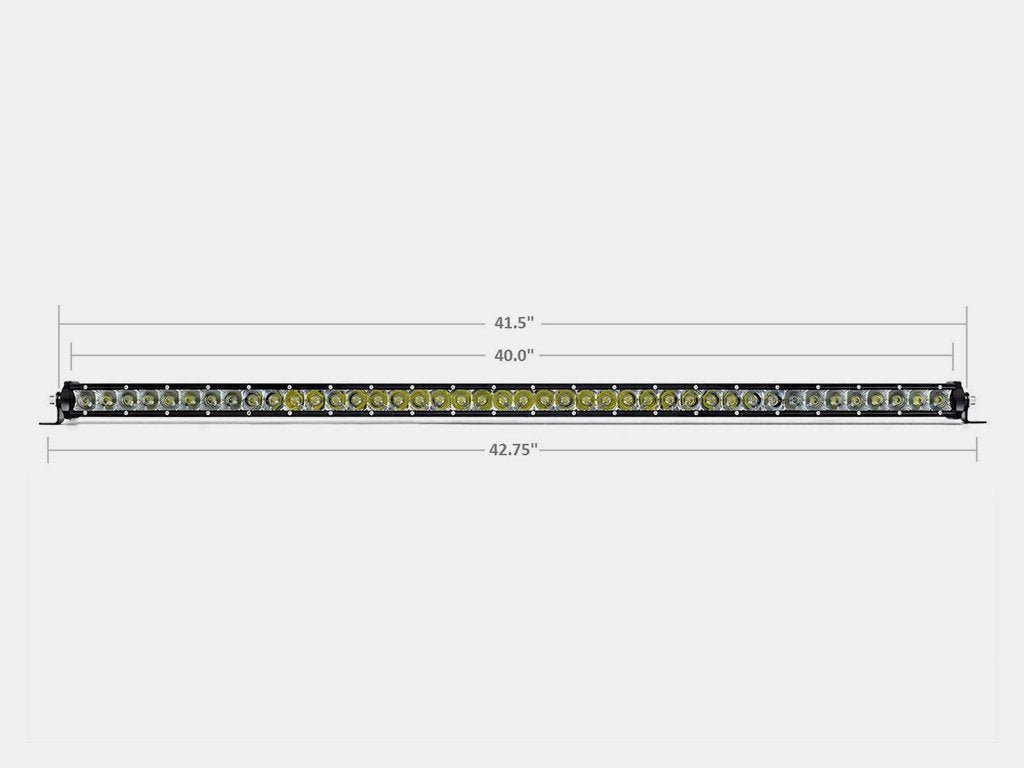 Prinsu 42" Slim Single Row LED Bar - Spirit of 1876Dealers of Cali Raised LED