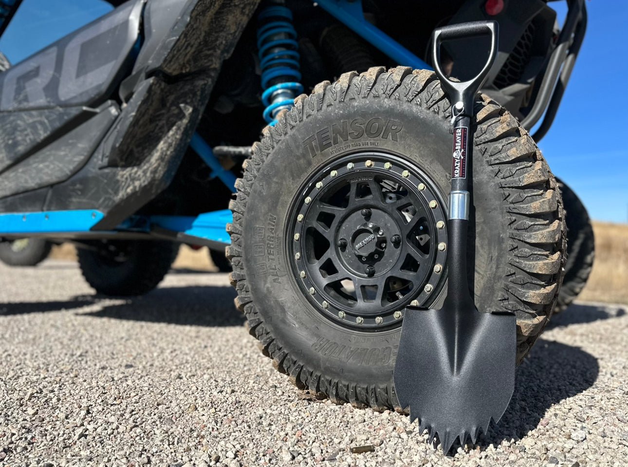 Krazy Beaver Shorty Shovel (Textured Black Head / Black Handle)ATV / UTV - Spirit of 1876