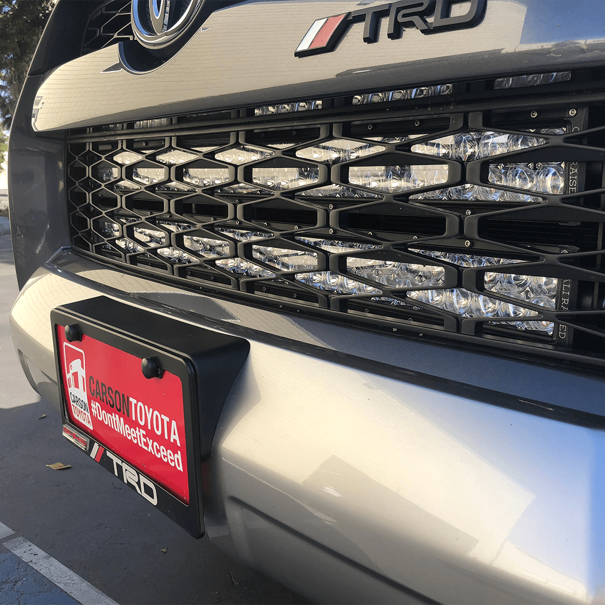 32" Hidden Grille LED Light Bar Brackets Kit Fits 2014 - 2024 Toyota 4Runner - Spirit of 1876Dealers of Cali Raised LED