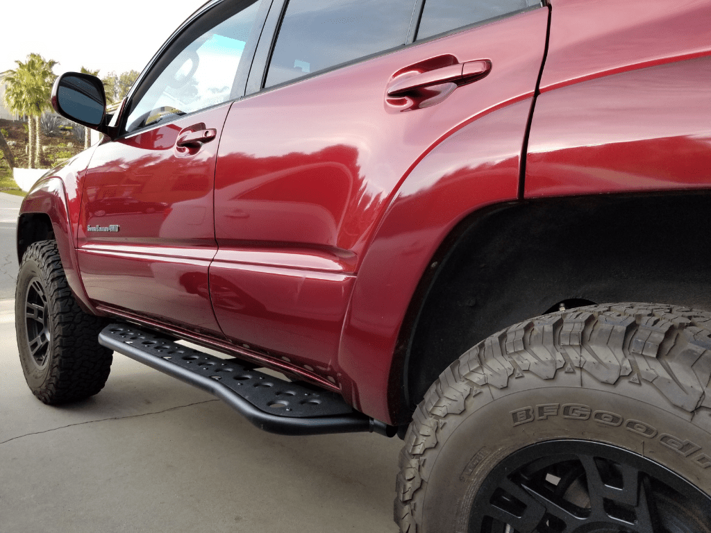 Step Edition Bolt On Rock Sliders For 2003 - 2009 Toyota 4Runner - Spirit of 1876Dealers of Cali Raised LED