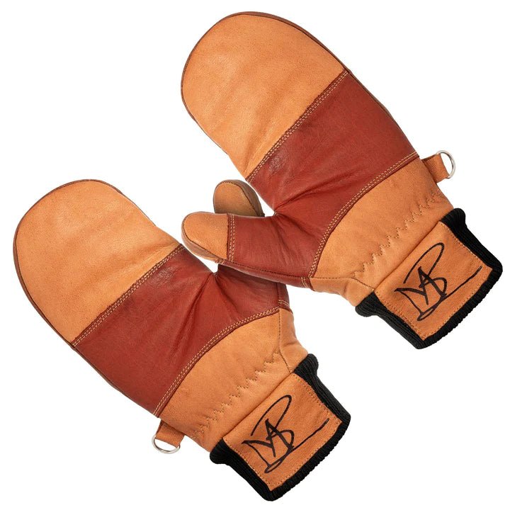 Maroon Bell Outdoor 5280 WATER BUFFALO LEATHER MITTEN - ZIPPER VENT TOP - Spirit of 1876