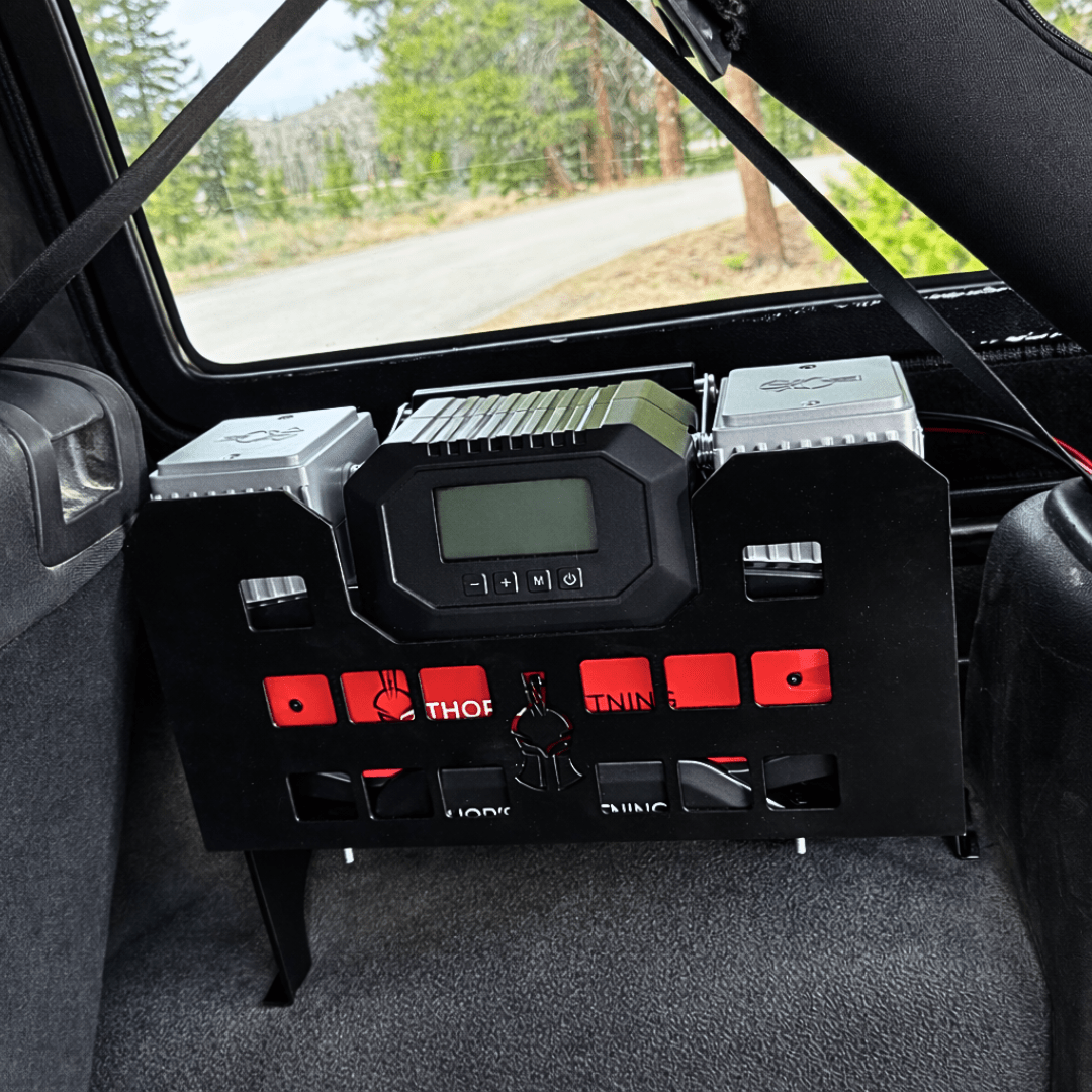 Thor's Lightning Refuge MOLLE Portable Air Compressor Storage Mount for Jeep Wrangler JKU 2007-2018