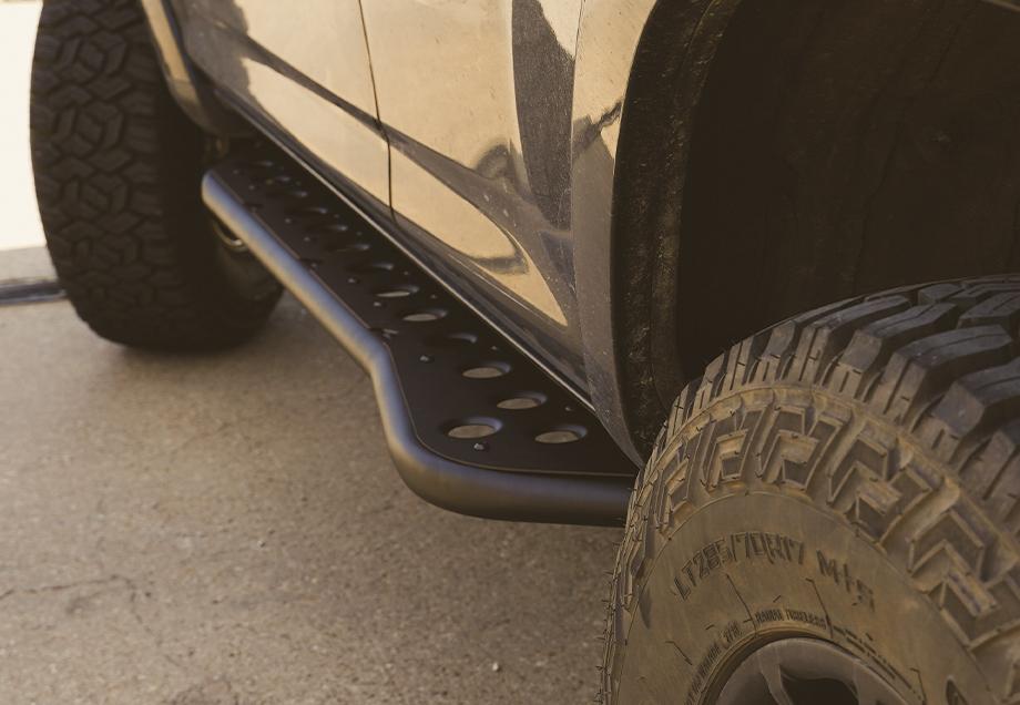 Step Edition Bolt On Rock Sliders For 2003 - 2009 Toyota 4Runner - Spirit of 1876Dealers of Cali Raised LED