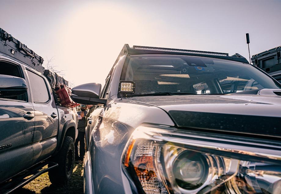 Low Profile LED Ditch Light Brackets Kit For 2010 - 2024 Toyota 4Runner - Spirit of 1876Dealers of Cali Raised LED