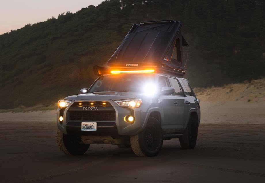 Low Profile LED Ditch Light Brackets Kit For 2010 - 2024 Toyota 4Runner - Spirit of 1876Dealers of Cali Raised LED