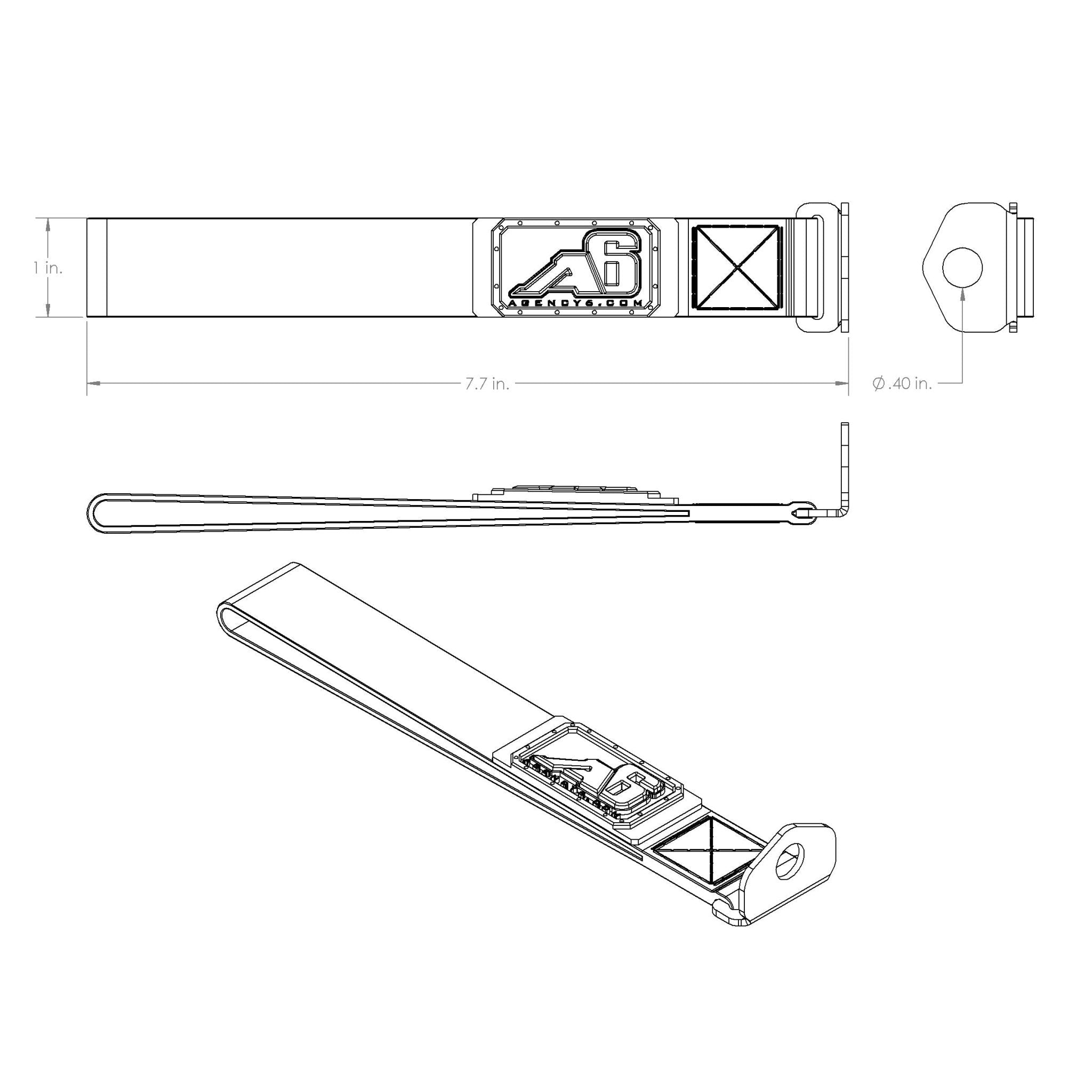 (3rd/4th GEN) Toyota 4Runner Rear Lift Gate Hatch Pull Assist Strap - Spirit of 1876 - Agency6.com