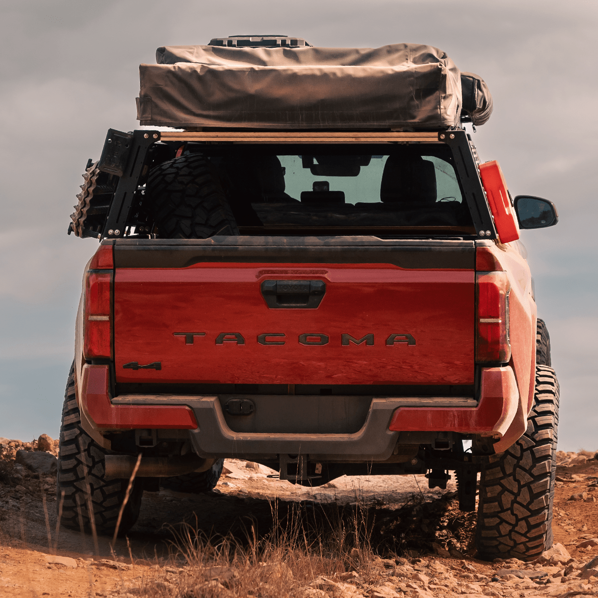 Overland Bed Rack For 2024+ Toyota Tacoma - Spirit of 1876 - Dealers of Cali Raised LED