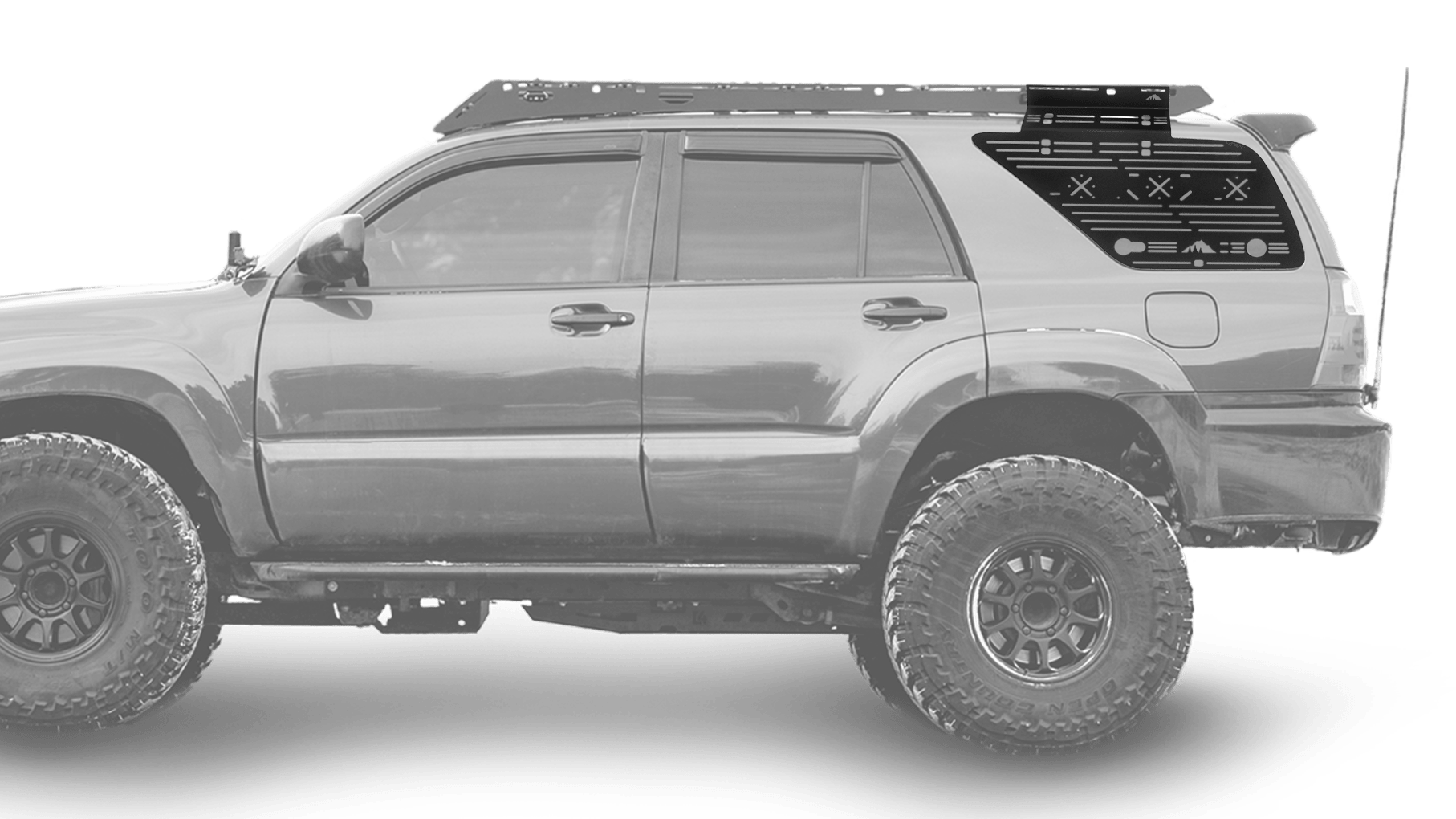 4th Gen 4Runner Window Panel - Spirit of 1876Sherpa Equipment Company