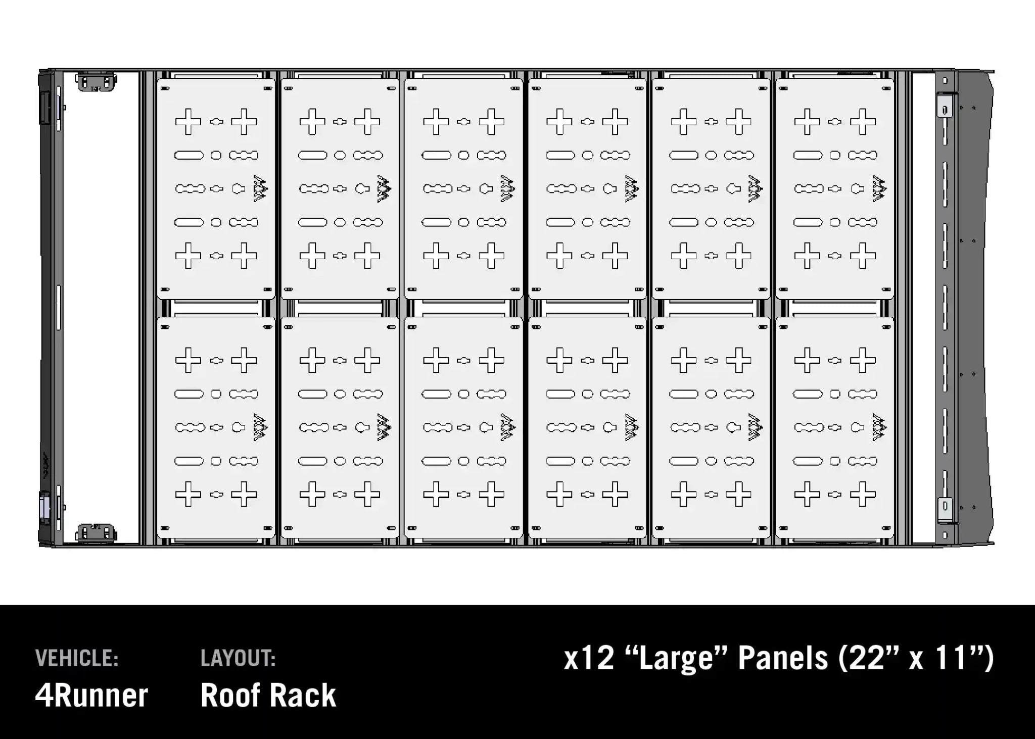 DRIFTR Toyota 5th Gen 4Runner Roof Rack (2010 - 2024) - Spirit of 1876 - Backwoods Adventure Mods