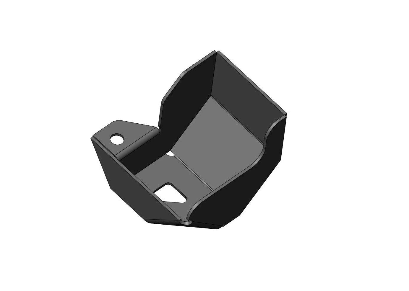 Toyota 5th Gen 4Runner Windshield Fluid Reservoir Guard Skid (2010 - 2024) - Spirit of 1876 - Backwoods Adventure Mods
