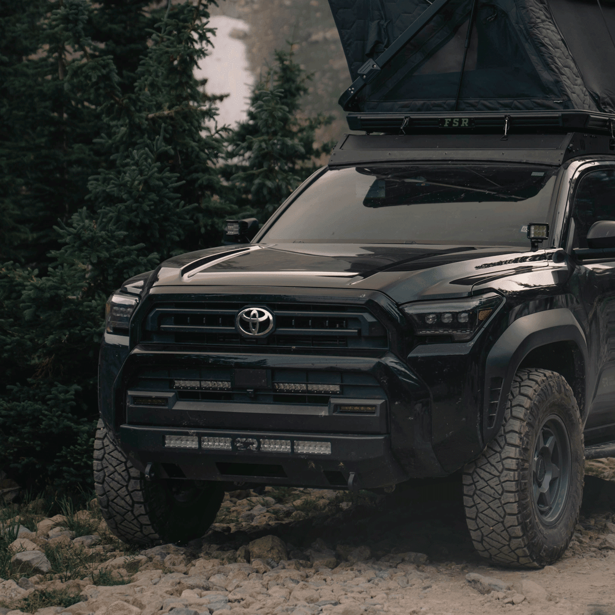 2025+ Toyota 4Runner Stealth Front Bumper - Spirit of 1876Dealers of Cali Raised LED