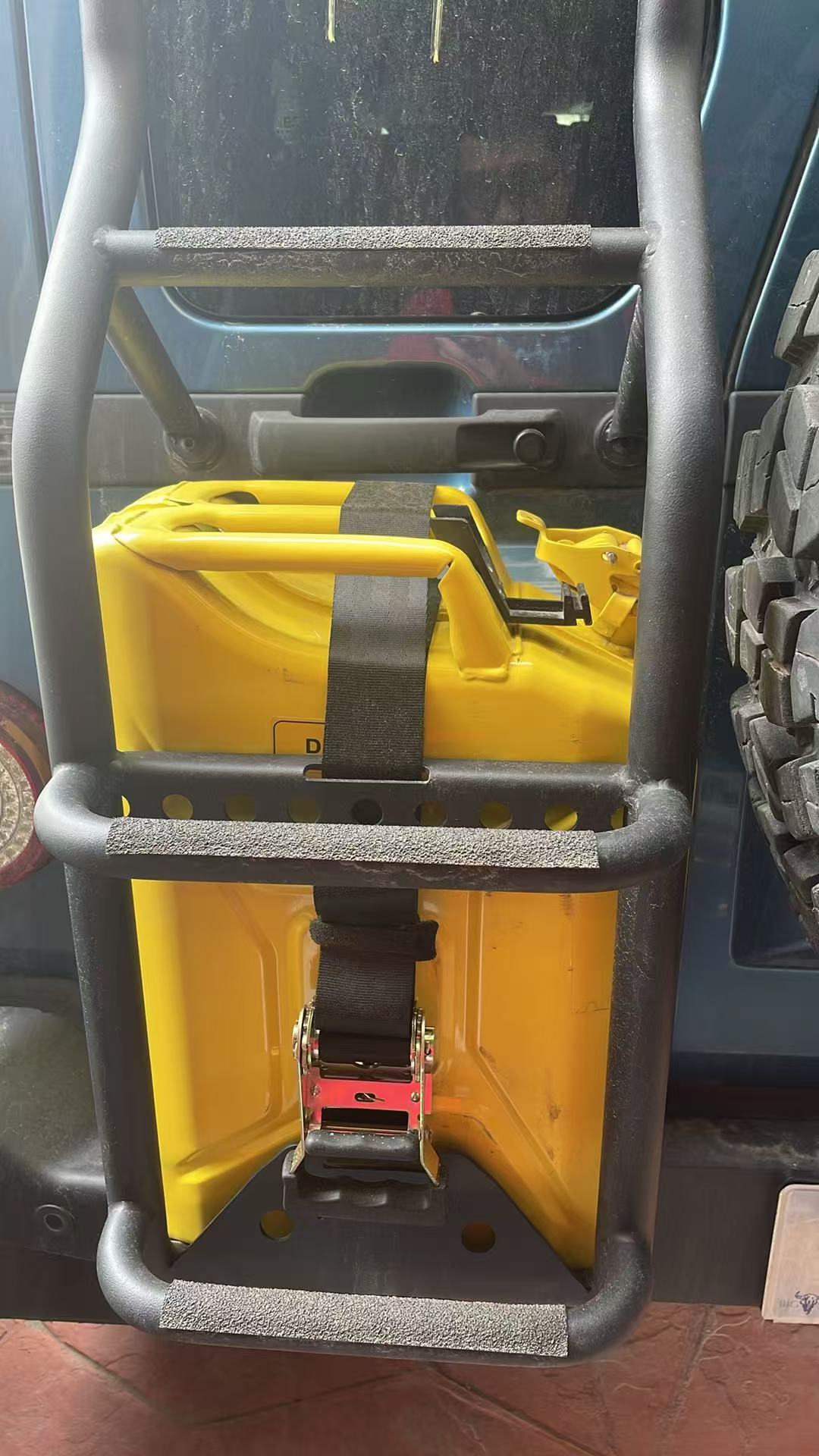 Ineos Grenadier Rear Ladder with Jerry Can Holder | No-Drill Overland Accessory