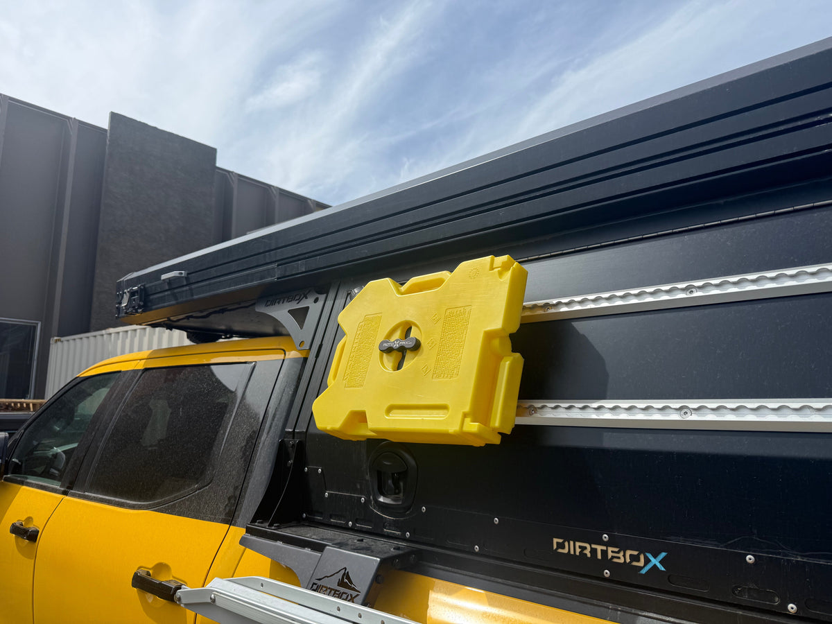 RotopaX Fuel & Water Mount for Canopy Camper & Truck Topper