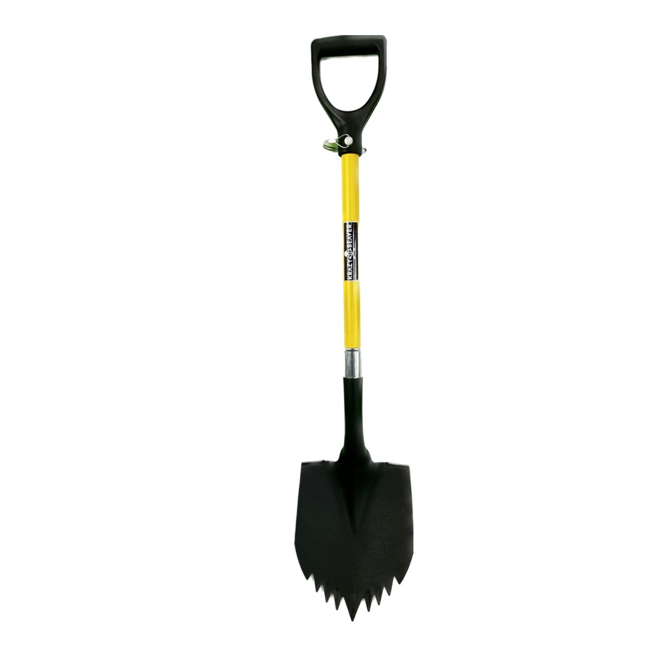 Krazy Beaver Shovel (Black Textured Head / Yellow Handle 45635) - Spirit of 1876