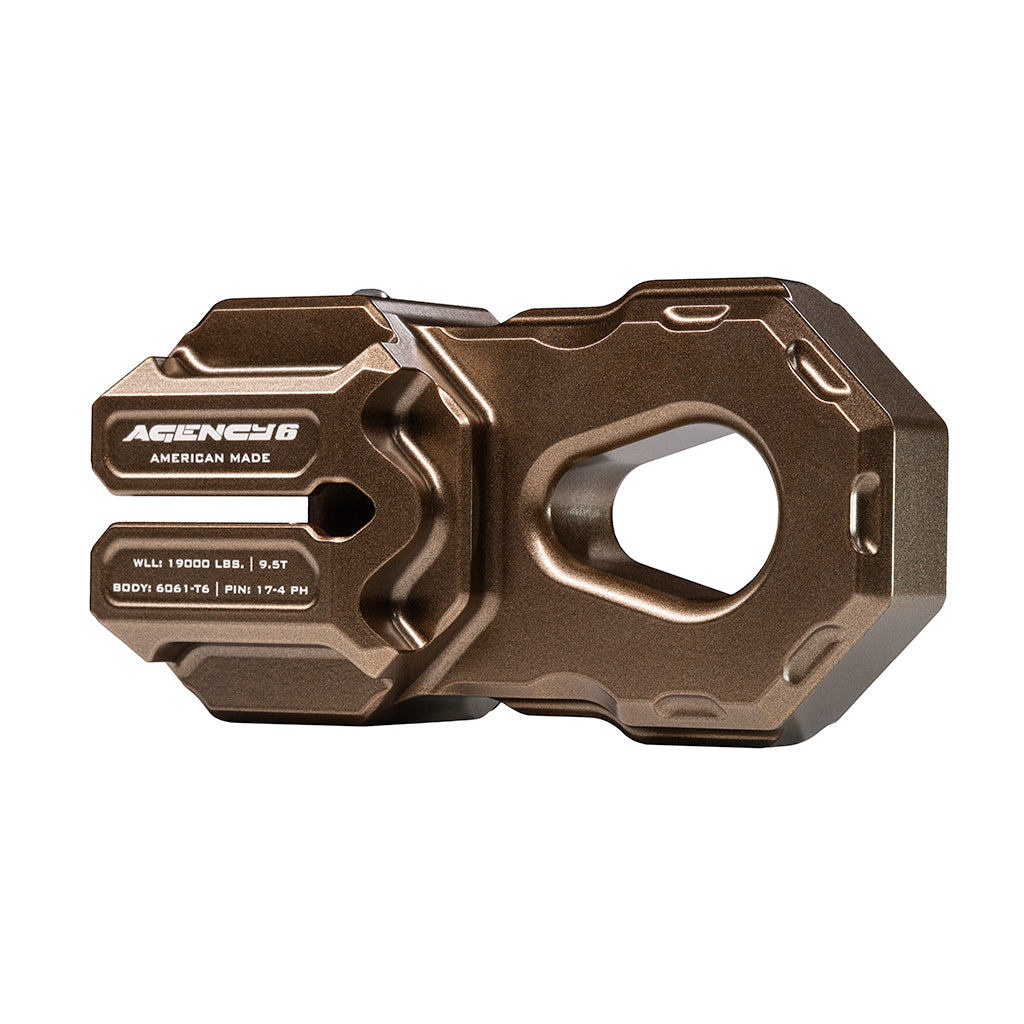 Agency 6 Billet Winch Shackle - Spirit of 1876 - Agency6.com