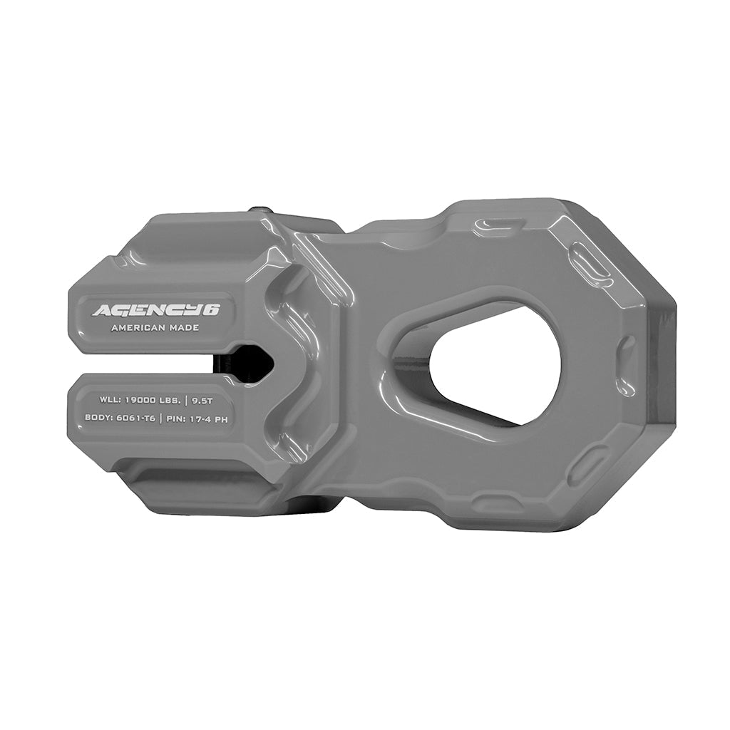 Billet Winch Shackle - Earth Grey