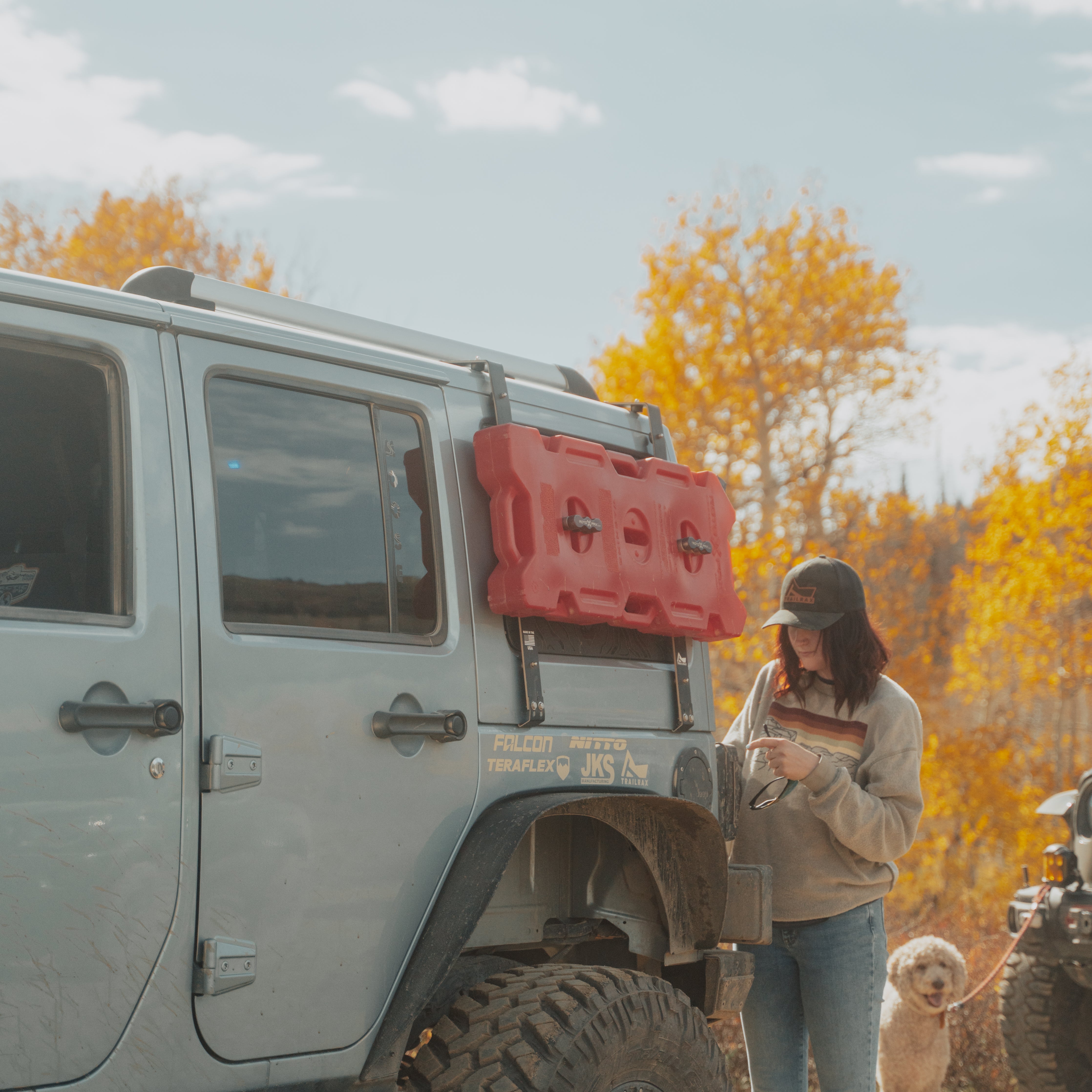 TrailRax Single Side Pak Rax for the Jeep JK (2007-2017)